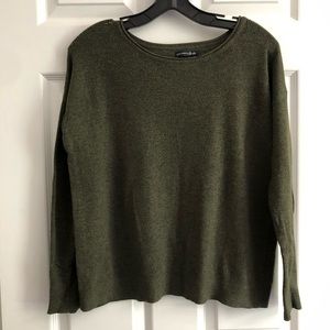 army green cozy sweater